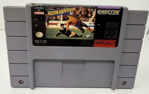 Capcom Soccer Shootout for Super Nintendo SNES Authentic Game Cartridge