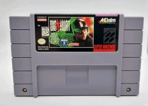 Frank Thomas Big Hurt Baseball SNES Authentic - Tested & Working