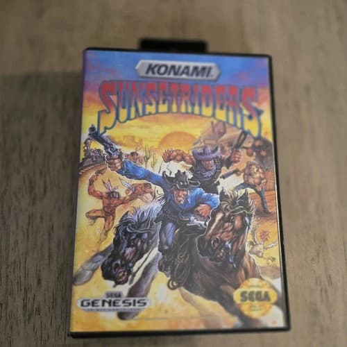 SEGA GENESIS Sunset Riders Game
