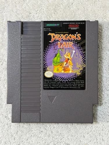 Dragon's Lair (Nintendo Entertainment System NES) Game Only - Tested