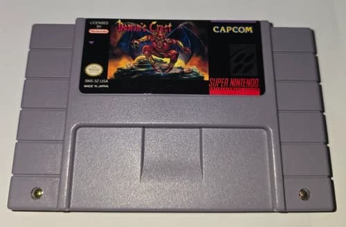 Demon's Crest Super Nintendo SNES Authentic