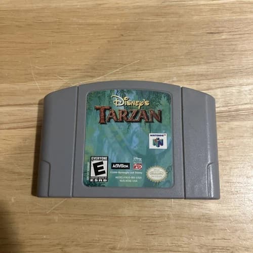 Disney's Tarzan (Nintendo 64, 2000) N64 TESTED