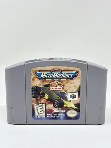 Micro Machines 64 Turbo (Nintendo 64 N64, 1999) Authentic OEM CART ONLY