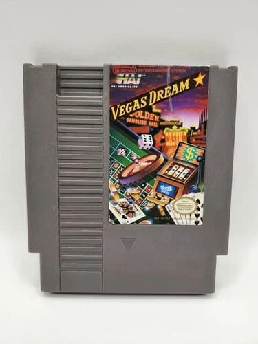 Vegas Dream (Nintendo Entertainment System, NES 1985) Game Only Tested Mint Rare