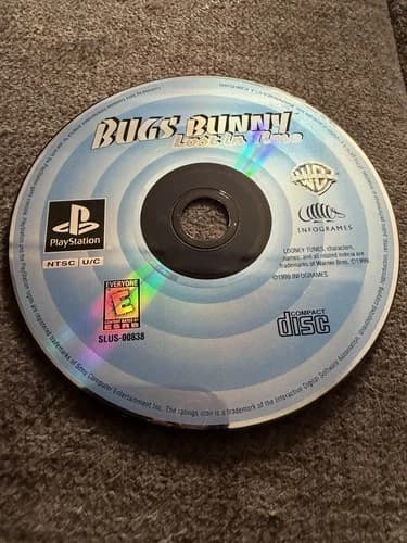 Bugs Bunny: Lost in Time (Sony PlayStation 1, 1999) DISC ONLY