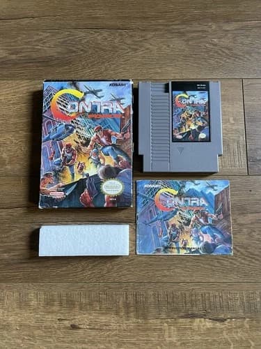 Contra Force (Nintendo NES, 1992 Konami) Authentic Complete CIB Manual TESTED