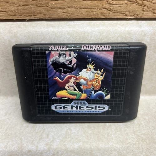 Ariel: The Little Mermaid (Sega Genesis, 1991) – Cartridge Only – Tested/Working