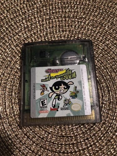The Powerpuff Girls Paint The Townsville Green Nintendo Game Boy Color Game