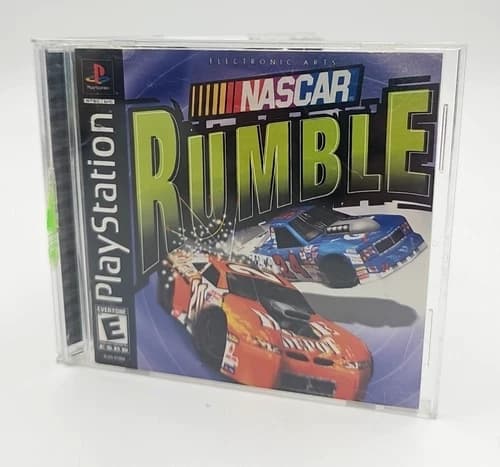 NASCAR Rumble (PlayStation 1 PS1, 2000) Complete With Registration Card