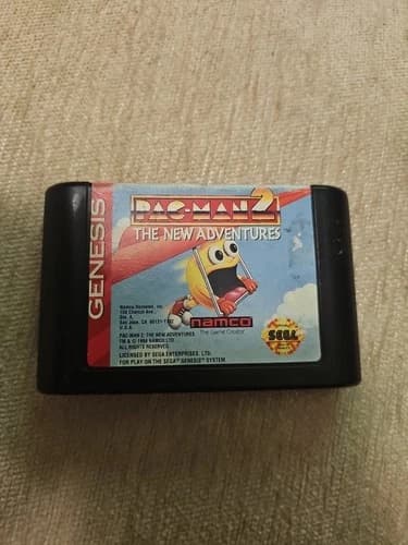 Pac-Man 2 The New Adventures Sega Genesis Authentic Cart Only Tested!