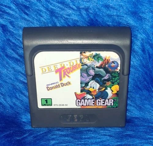 Deep Duck Trouble Starring Donald Duck SEGA GAME GEAR Cartridge Only Platformer