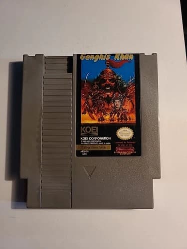 Genghis Khan (Nintendo Entertainment System, 1990) Authentic & Tested