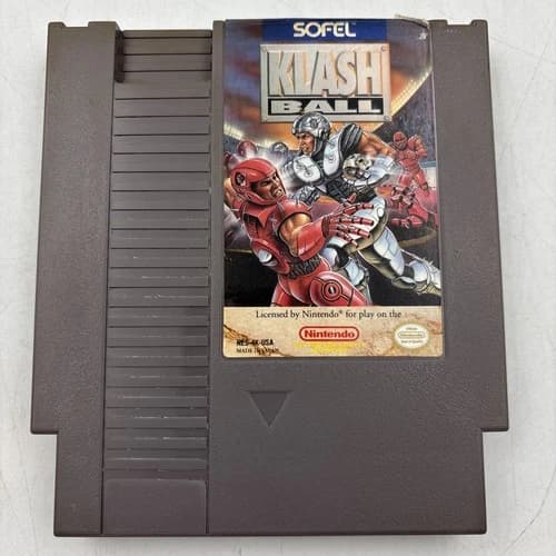 Klash Ball (Nintendo Entertainment System NES, 1991) Cart Only Tested Working