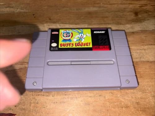 Konami Tiny Toon Adventures: Buster Busts Loose! Super NES SNES NTSC-U/C 1992