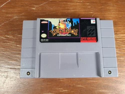 We're Back A Dinosaur's Story (Super Nintendo SNES, 1993) Cartridge Only Tested
