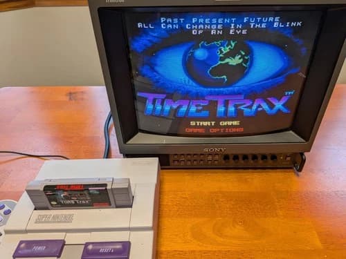 Time Trax (Super Nintendo SNES) Tested working