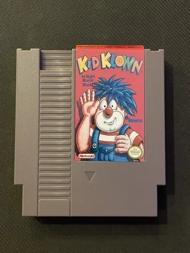 Kid Klown in Night Mayor World Nintendo NES Game Cartridge