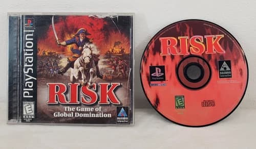 Risk Sony PlayStation 1 PS1 Complete CIB Black Label TESTED WORKING