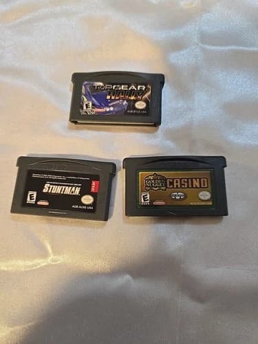 Top Gear Rally. Stuntman Casino Nintendo Game Boy Advance - Works Set 3