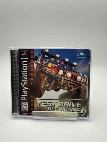 Test Drive Off-Road 3 (Sony PlayStation 1) PS1 Complete with Registration Card