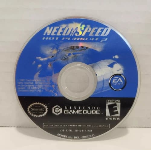 Need for Speed: Hot Pursuit 2 (GameCube, 2002) Disc Only Tested FREE SHIPPING
