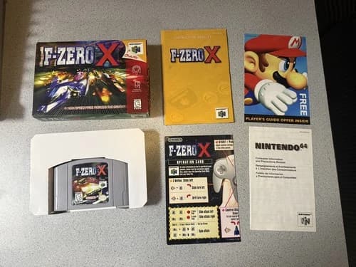 F-Zero X Nintendo 64 N64 1998 Complete In Box CIB Tested AUTHENTIC OEM RARE