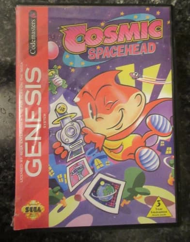 Cosmic Spacehead (Sega Genesis, 1993) - Tested - CIB
