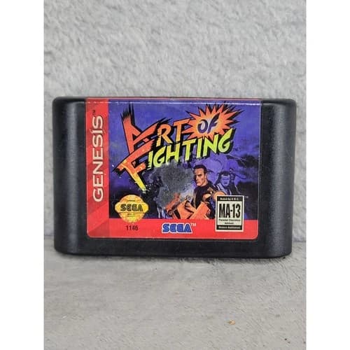 Art of Fighting Sega Genesis 1146 Authentic Fighting Game Cartridge Only 1994