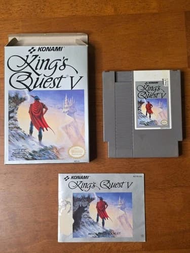 NES King's Quest V 5 CIB with Manual