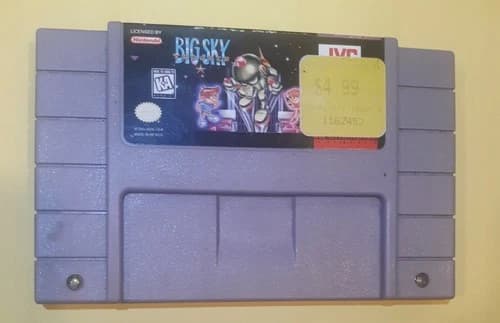 Big Sky Trooper for Super Nintendo Entertainment System *SNES* Authentic