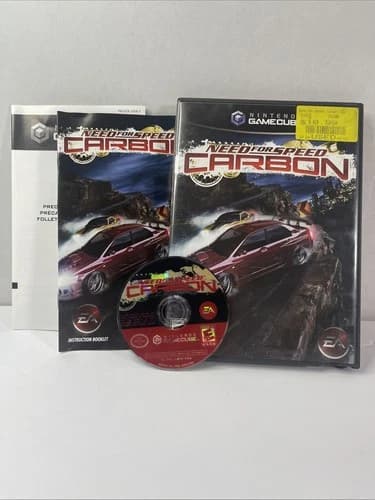 Need for Speed Carbon CIB Nintendo GameCube Complete w/ Manual Good