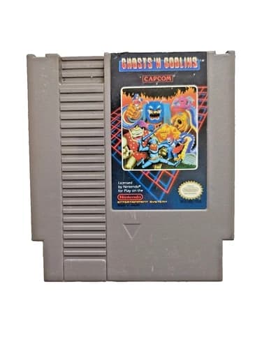 NES Ghosts ’n Goblins 1986 Capcom Nintendo Game Cartridge Only Tested Working