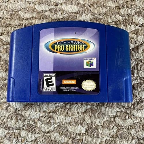 Tony Hawk's Pro Skater Nintendo 64 Game N64