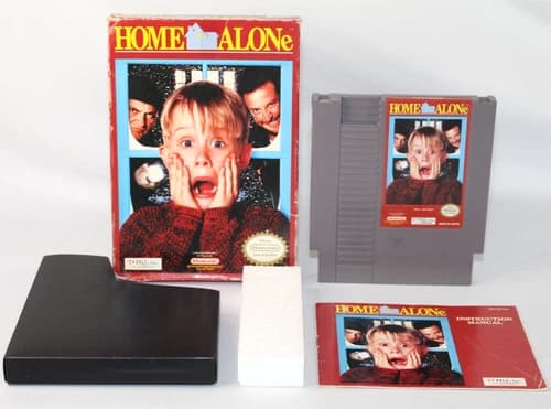 Home Alone NES Nintendo Complete CIB Authentic! Good Condition! Rare!