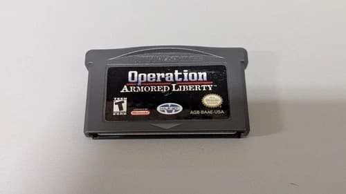 Operation Armored Liberty - Nintendo Game Boy Advance - VGC - Loose - 2003