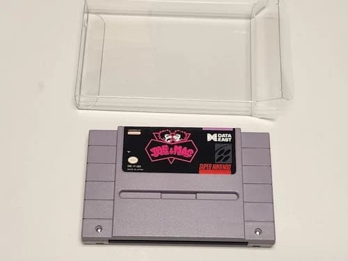 Joe and Mac Super Nintendo SNES Game Cartridge Authentic