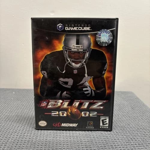 NFL Blitz 2002 (Nintendo GameCube, 2002) Complete With Manual