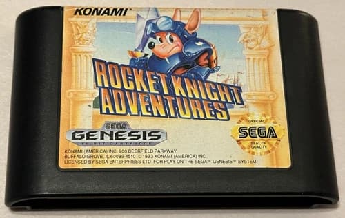 Rocket Knight Adventures (Sega Genesis, 1993) *Authentic & TESTED*