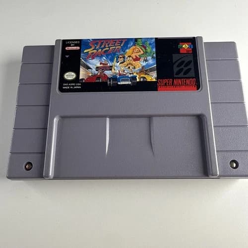 Street Racer (Super Nintendo, SNES) Authentic 1994