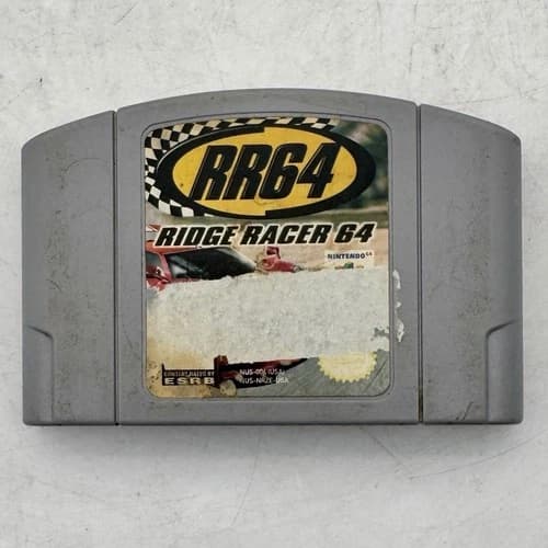 RR64 RIDGE RACER 64 - Nintendo 64 N64 Game Pak - Cartridge Only