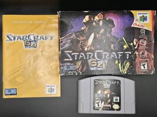 StarCraft 64 (Nintendo 64, 2000) N64 Authentic OEM Complete CIB