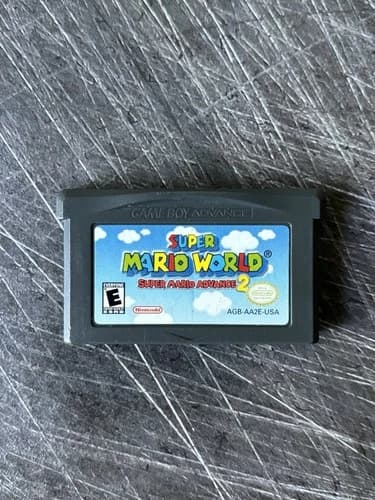 Super Mario World Super Mario Advance 2 (Game Boy Advance, 2002) (Authentic)
