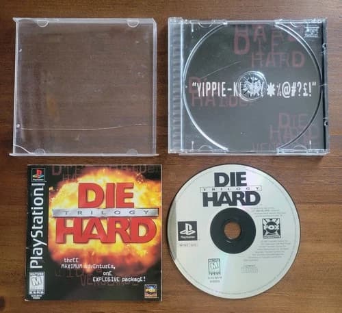 Die Hard Trilogy Sony PlayStation 1 PS1 Complete CIB Tested Working