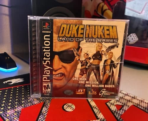 Duke Nukem Land of the Babes Sony Playstation PS1 authentic