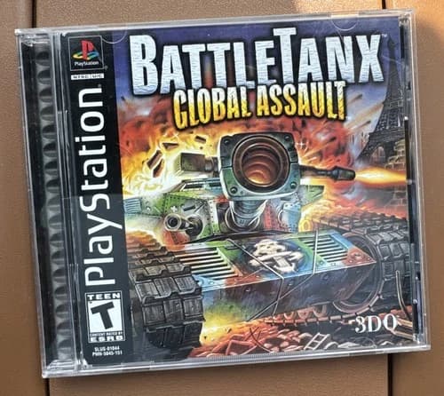 BattleTanx: Global Assault (Sony PlayStation 1, 2000) PS1 Complete CIB W/ Reg