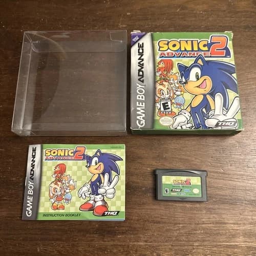 Sonic Advance 2 (Nintendo Game Boy Advance GBA) Complete - Tested - Authentic