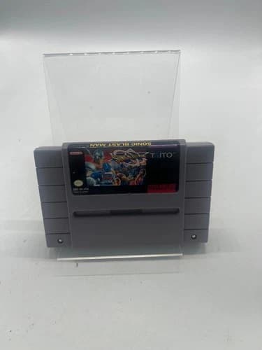 Sonic Blast Man - Super Nintendo SNES, Authentic OEM Cartridge