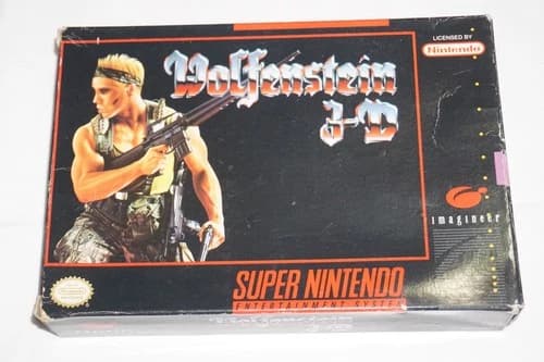 Wolfenstein 3D (Super Nintendo SNES) Complete in Box CIB
