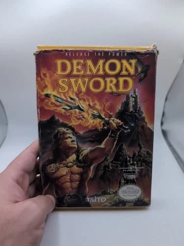 Demon Sword Nintendo Entertainment System NES Complete in Box
