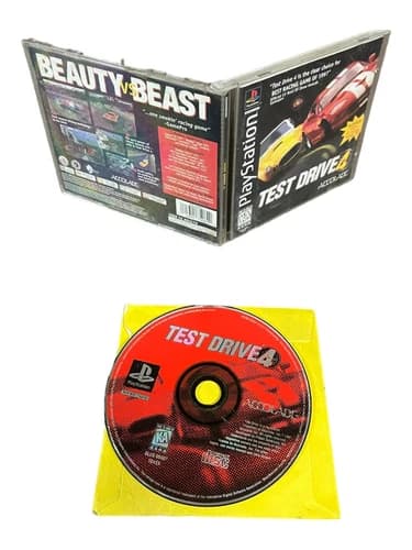 Sony PlayStation 1 PS1 CIB COMPLETE TESTED Test Drive 4 BL